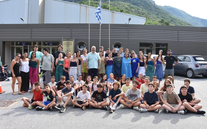 Φωτογραφία Η ομάδα κολύμβησης της Μακάμπι Τελ Αβίβ επέλεξε τη Νάουσα για την προετοιμασία της